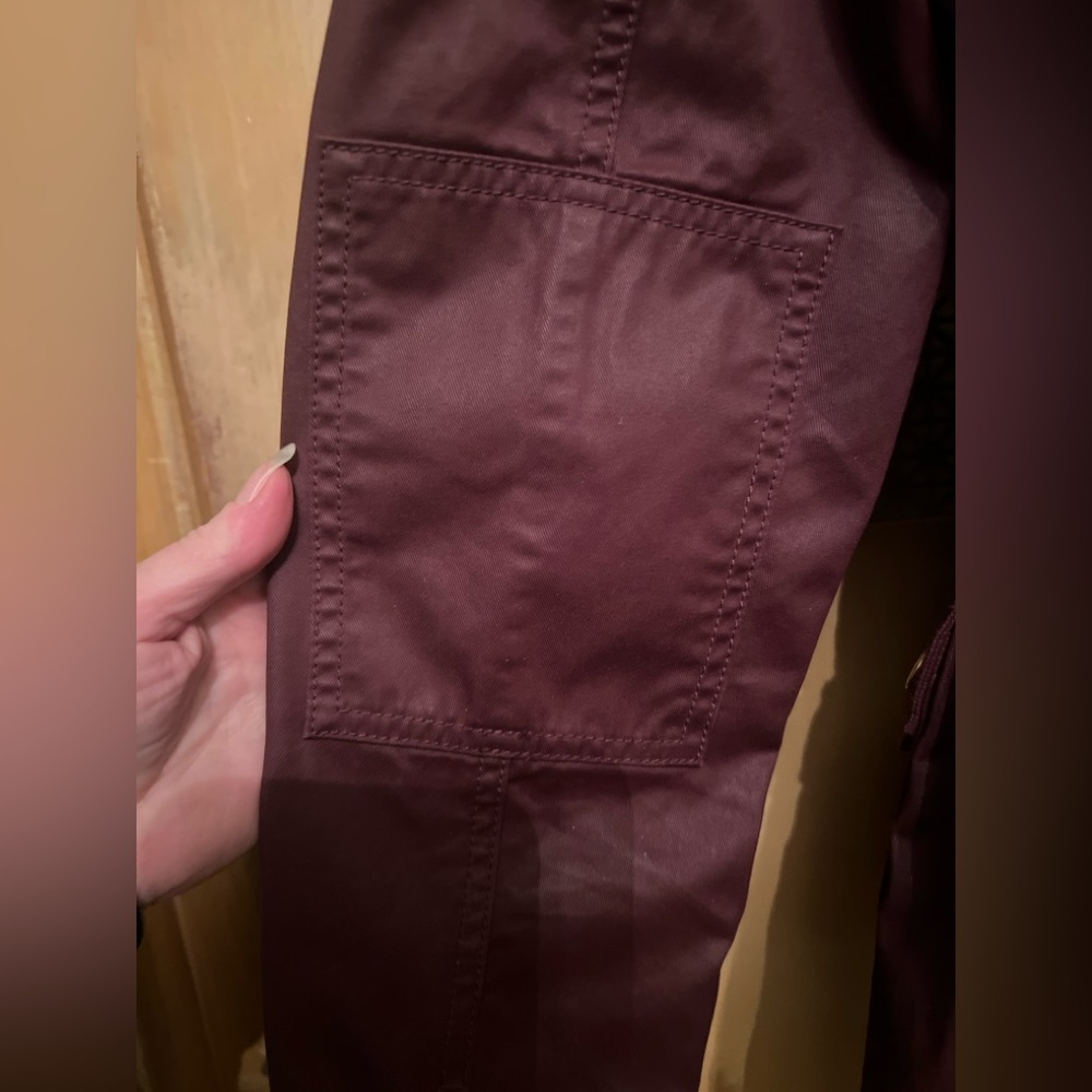 J CREW waxed jacket. Burgundy M. Like new - Picture 6 of 11